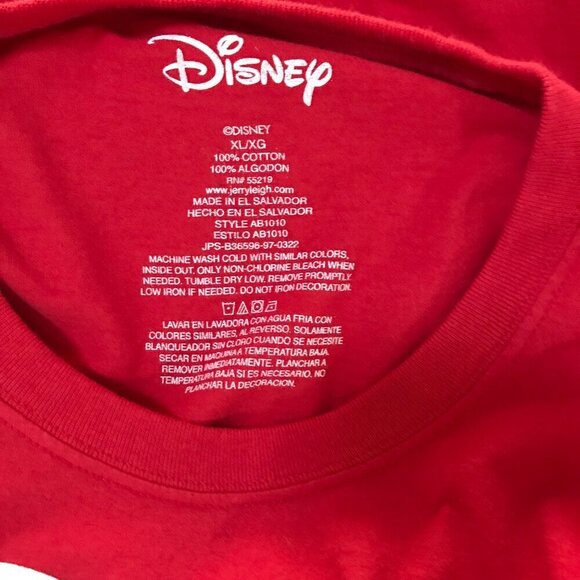 Disney Mom Minnie Mouse red t-shirt in XL, 100% cotton and great condition - Picture 6 of 8